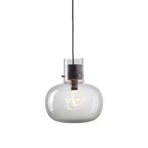 Delicate pendant lights inspired by air bubbles wrapped in a liquid.