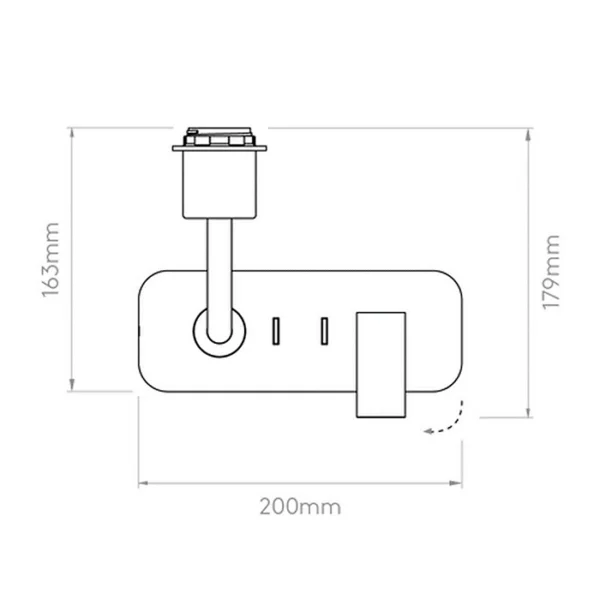 Bed side lamp dimentions