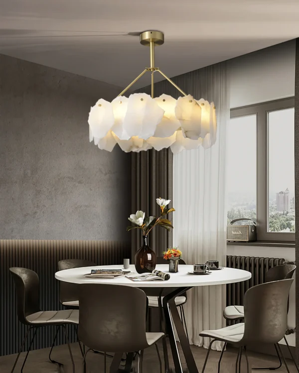 Blix Alabaster Chandelier | Lia Premium Lights