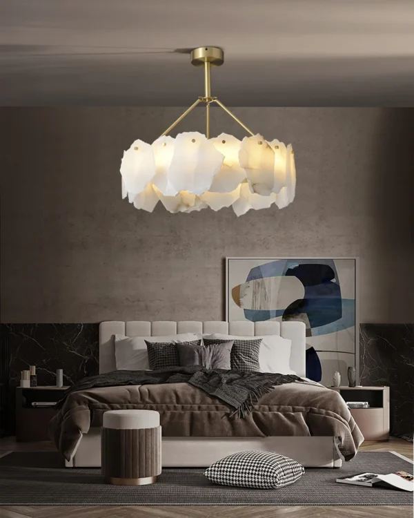 Blix Alabaster Chandelier | Lia Premium Lights