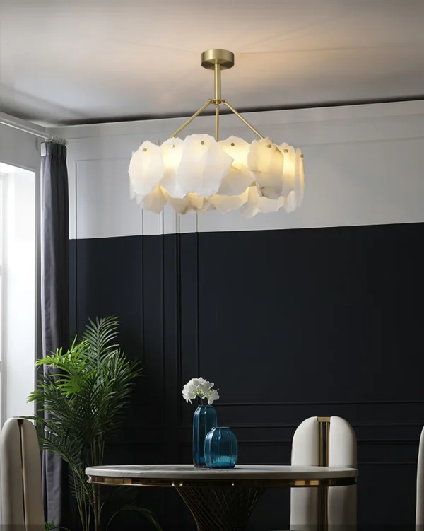 Blix Alabaster Chandelier | Lia Premium Lights