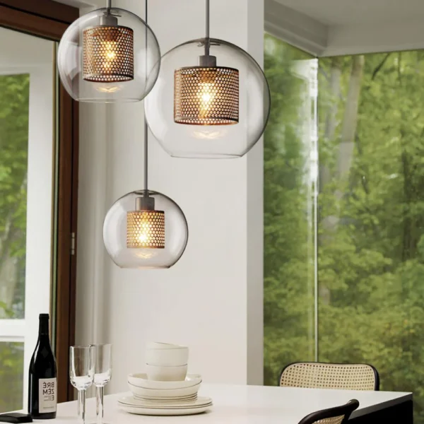 Chiswick Glass series pendant lamp These uber chic pendant lights are sure to give your living space that little bit of zest to impress your guests.