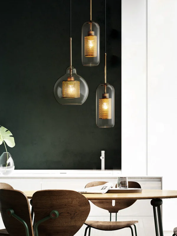 Chiswick Glass series pendant lamp These uber chic pendant lights are sure to give your living space that little bit of zest to impress your guests.