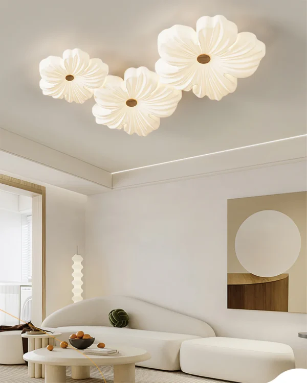 Milk Flower Ceiling Light