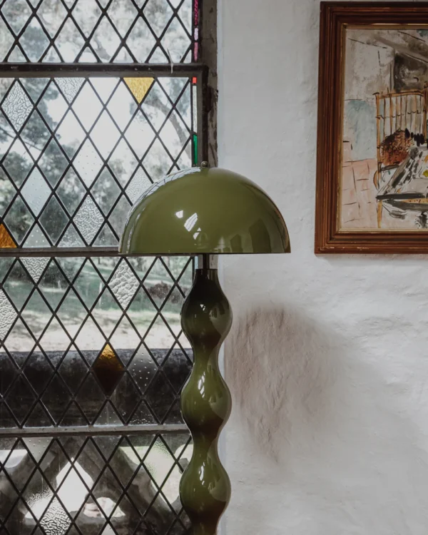 Green Drop Floor Lamp