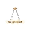 Brass Modern and contemporary lighting comes alive in this exquisite and unique design. The Grand Lustre Pendant Lamp collection is the perfect addition to any modern decor through its sophisticated and incredibly intriguing design.