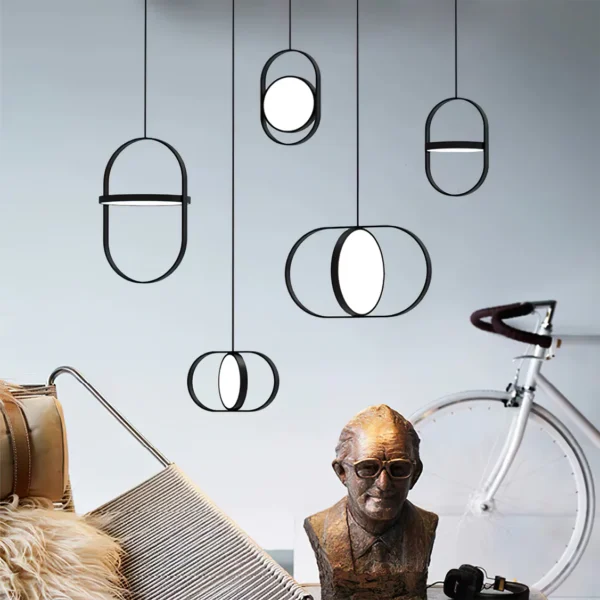 KUU—which means moon in Finnish—is designed to provide direct and indirect light by simply rotating the pendant’s inner circle. The rotation angle is unlimited due to a cordless link of electricity between the parts.