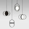 KUU—which means moon in Finnish—is designed to provide direct and indirect light by simply rotating the pendant’s inner circle. The rotation angle is unlimited due to a cordless link of electricity between the parts.