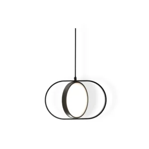 KUU—which means moon in Finnish—is designed to provide direct and indirect light by simply rotating the pendant’s inner circle. The rotation angle is unlimited due to a cordless link of electricity between the parts.