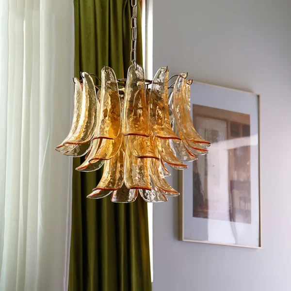 Curved Leaves Chandelier | Lia Premium Lights