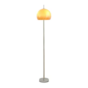 Classic brown shade on a well-fitting base replicating the iconic Mushroom lamps from the 9O's era! Proportions are everything and this lamp has it all, Perfect for a corner of the living room.