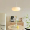 Simple and Modern Pendant Lamp, Never fade, the pendant light emits charming and bright light, adding an elegant atmosphere to your home. A simple and elegant design that adapts to any interior environment, from the office to the bedroom..