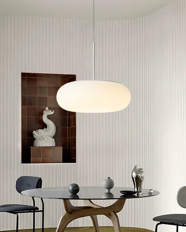 Simple and Modern Pendant Lamp, Never fade, the pendant light emits charming and bright light, adding an elegant atmosphere to your home. A simple and elegant design that adapts to any interior environment, from the office to the bedroom..