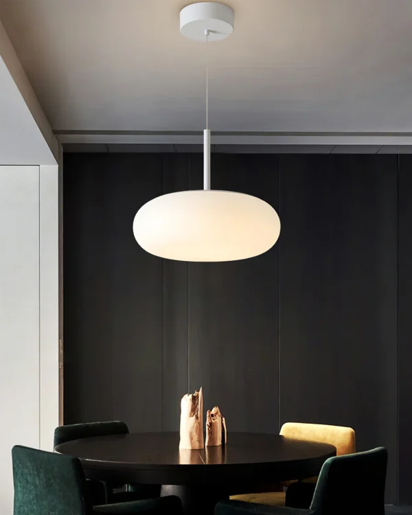 Simple and Modern Pendant Lamp, Never fade, the pendant light emits charming and bright light, adding an elegant atmosphere to your home. A simple and elegant design that adapts to any interior environment, from the office to the bedroom..