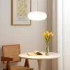 Simple and Modern Pendant Lamp, Never fade, the pendant light emits charming and bright light, adding an elegant atmosphere to your home. A simple and elegant design that adapts to any interior environment, from the office to the bedroom..