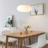 Simple and Modern Pendant Lamp, Never fade, the pendant light emits charming and bright light, adding an elegant atmosphere to your home. A simple and elegant design that adapts to any interior environment, from the office to the bedroom..