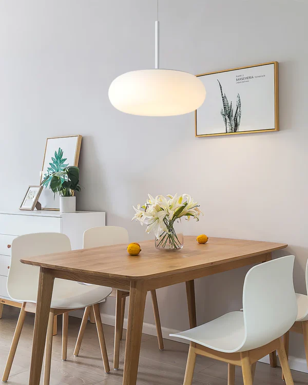 Simple and Modern Pendant Lamp, Never fade, the pendant light emits charming and bright light, adding an elegant atmosphere to your home. A simple and elegant design that adapts to any interior environment, from the office to the bedroom..