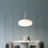 Simple and Modern Pendant Lamp, Never fade, the pendant light emits charming and bright light, adding an elegant atmosphere to your home. A simple and elegant design that adapts to any interior environment, from the office to the bedroom..