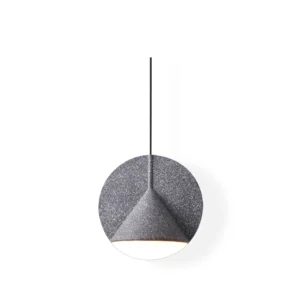 The Ossa resin pendant displays a perfect example of modern luxury. This pendant was designed to play with geometric concepts and use a mix of hard and soft materials.