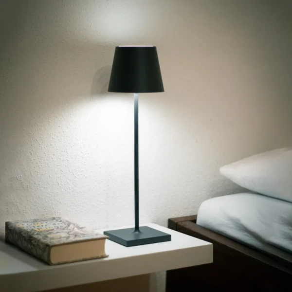 The fixture is made up of metal with LED light source, ensuring a clean display along with a tasteful layer of light. This piece lights the way wherever it is placed, providing a full and inviting glow. Its square base ensures a sturdy display. Purchase Notes: Only supports shipping to Japan, Australia, the EU, and the United States, other countries do not support shipping. If you have any questions about our products, please contact us and we will get back to you within 24 hours. Product Size Size: ∅ 4.3″ x H 15″ / Dia 11cm x H 38cm Details Material: Metal, Acrylic, Aluminum alloy Light source: Integrated LED Voltage: AC 110-240V Battery capacity (mAh): 2000 mAh Charging voltage: 5V---2A or 8V---2A Charging time: ~3 hours to fully charge Continuous discharge time: the maximum power can be used for about 3 hours, and the minimum power can be used continuously for about 10 hours. Color: White, Black, Gold, Pink, Silver Control method: Touch switch (Dimmable) We provide with USB charging cable. Approved: ETL, UL listed and CE, SAA certification.