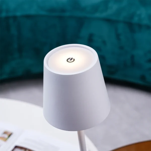 The fixture is made up of metal with LED light source, ensuring a clean display along with a tasteful layer of light. This piece lights the way wherever it is placed, providing a full and inviting glow. Its square base ensures a sturdy display. Purchase Notes: Only supports shipping to Japan, Australia, the EU, and the United States, other countries do not support shipping. If you have any questions about our products, please contact us and we will get back to you within 24 hours. Product Size Size: ∅ 4.3″ x H 15″ / Dia 11cm x H 38cm Details Material: Metal, Acrylic, Aluminum alloy Light source: Integrated LED Voltage: AC 110-240V Battery capacity (mAh): 2000 mAh Charging voltage: 5V---2A or 8V---2A Charging time: ~3 hours to fully charge Continuous discharge time: the maximum power can be used for about 3 hours, and the minimum power can be used continuously for about 10 hours. Color: White, Black, Gold, Pink, Silver Control method: Touch switch (Dimmable) We provide with USB charging cable. Approved: ETL, UL listed and CE, SAA certification.