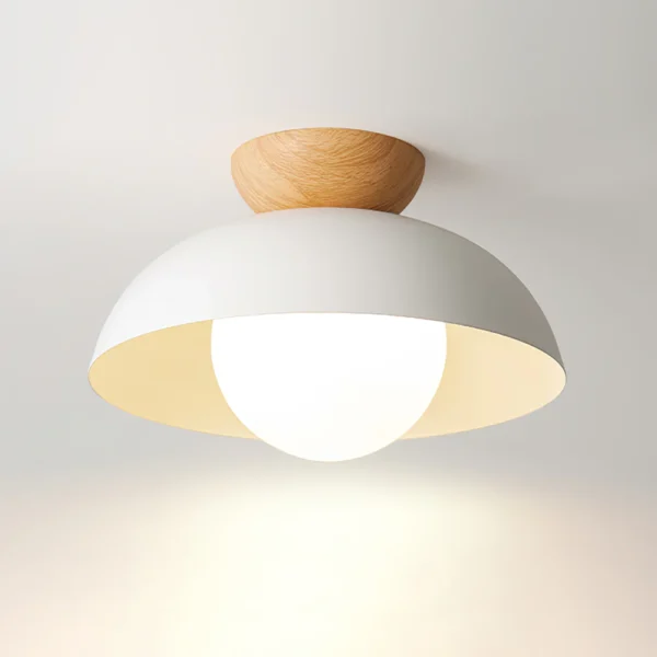 Woodgrain Ceiling Light