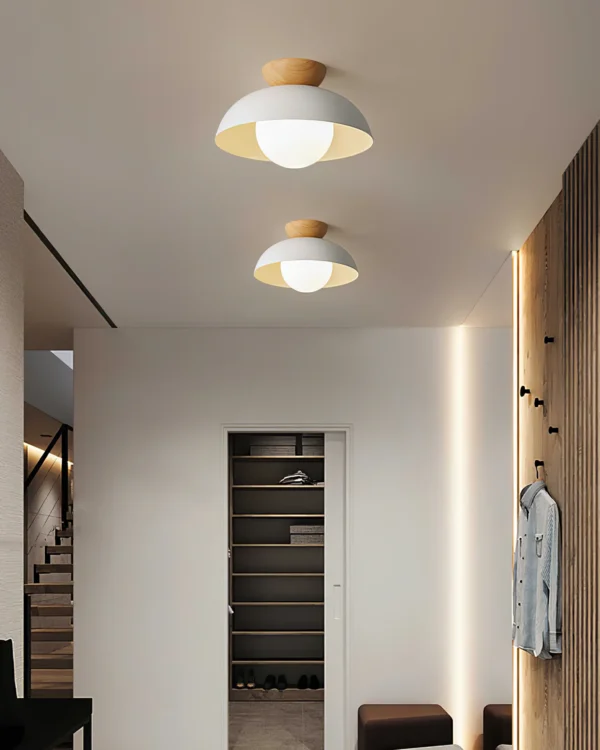 Woodgrain Ceiling Light