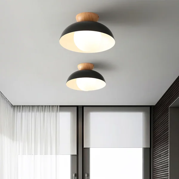 Woodgrain Ceiling Light