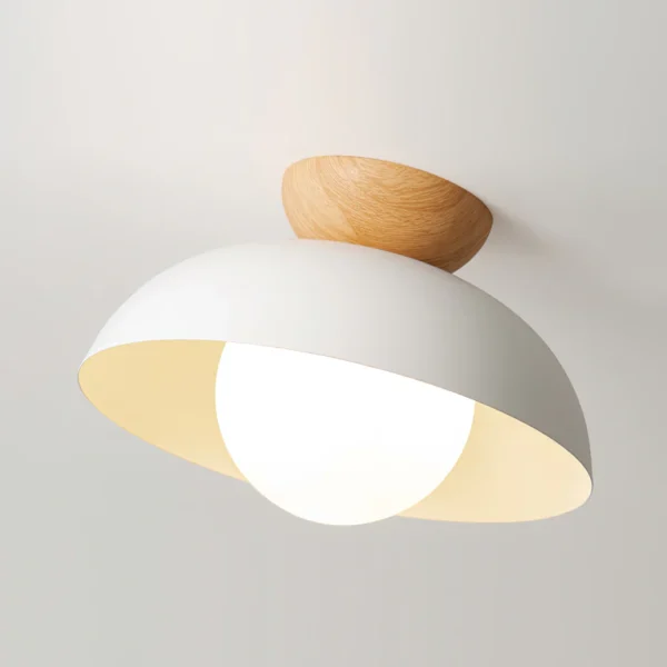 Woodgrain Ceiling Light