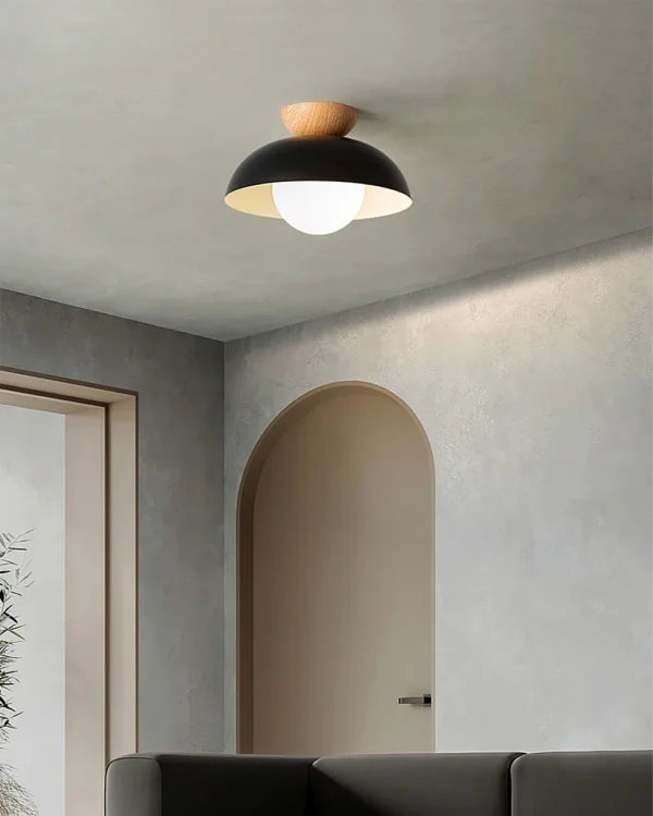 Woodgrain Ceiling Light