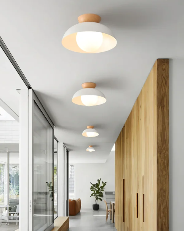 Woodgrain Ceiling Light