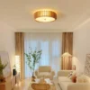 Wooden Slick Ceiling Lamp