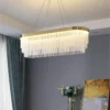 Glass Chain Chandelier | Lia Premium Lights