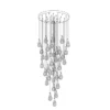 This chandelier uses artificial bubble technology to connect floating bubble shapes to create wonderful light and shadow. The surface is round and smooth, with bubbles inside, and the transmission is even, which perfectly integrates light and art.