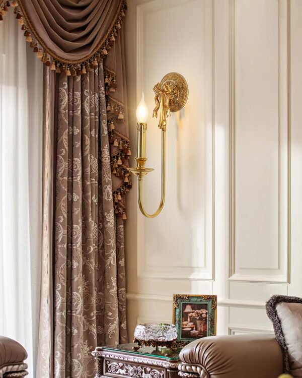 Bow Brass Wall Light 5