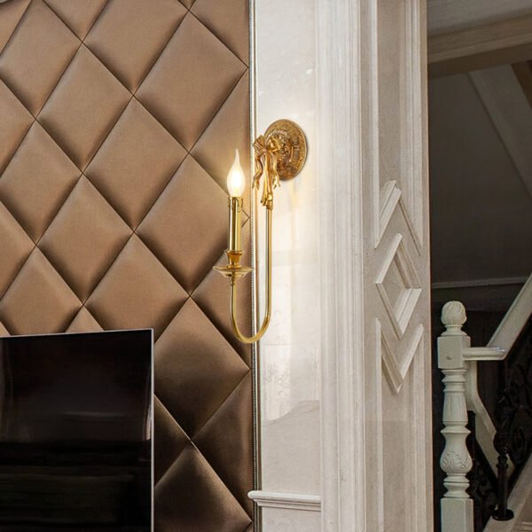 Bow Brass Wall Light 7