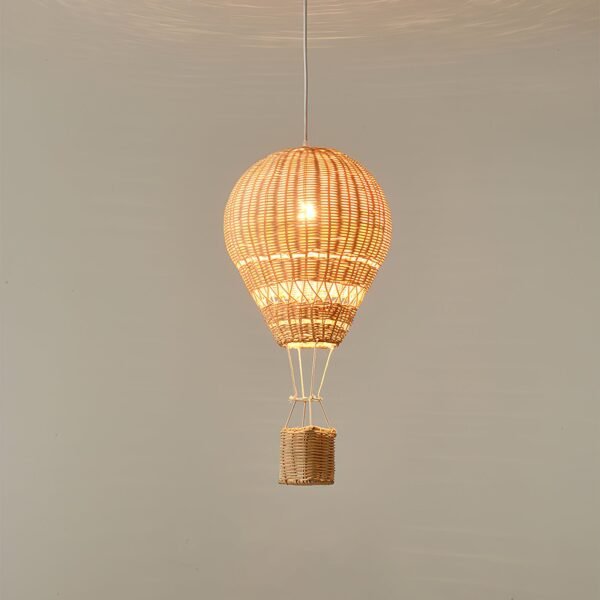 Hot Air Balloon Rattan Pendant Light 11
