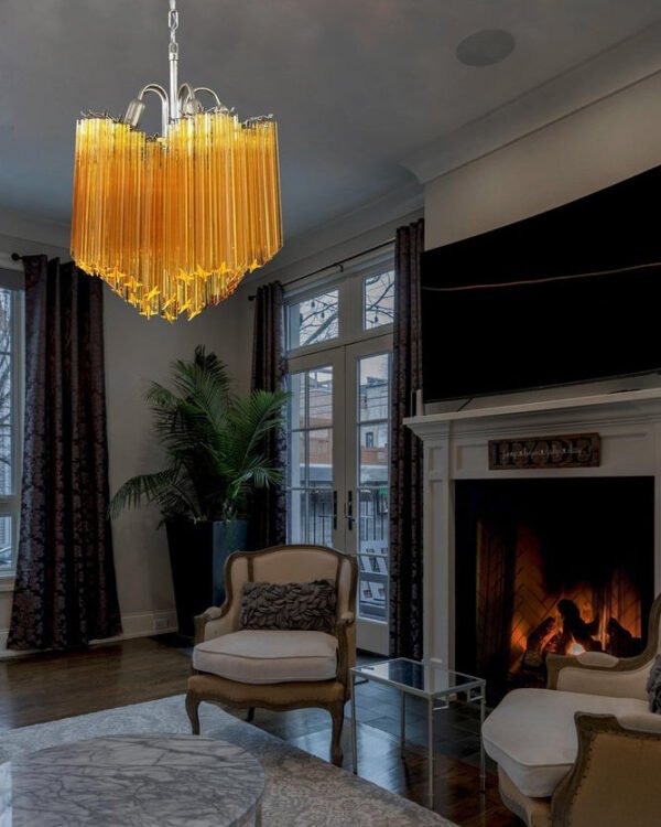 Kite Amber Chandelier 10